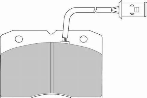 Duron DBP290655 - Комплект спирачно феродо, дискови спирачки vvparts.bg