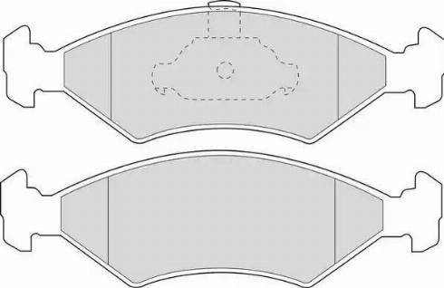 Duron DBP241081 - Комплект спирачно феродо, дискови спирачки vvparts.bg