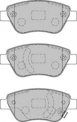 Duron DBP251920 - Комплект спирачно феродо, дискови спирачки vvparts.bg