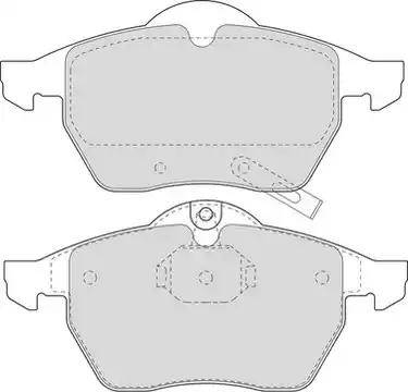 Duron DBP251535 - Комплект спирачно феродо, дискови спирачки vvparts.bg