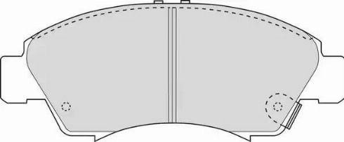 Duron DBP260777 - Комплект спирачно феродо, дискови спирачки vvparts.bg