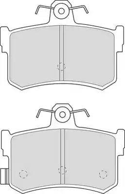 Duron DBP200917 - Комплект спирачно феродо, дискови спирачки vvparts.bg