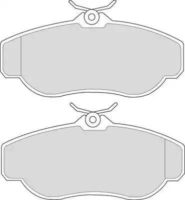 Duron DBP200980 - Комплект спирачно феродо, дискови спирачки vvparts.bg