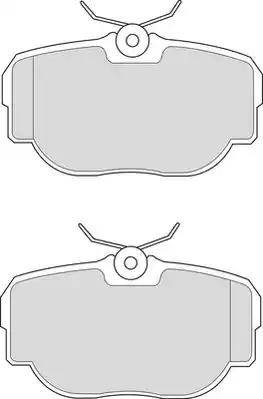 Duron DBP200981 - Комплект спирачно феродо, дискови спирачки vvparts.bg