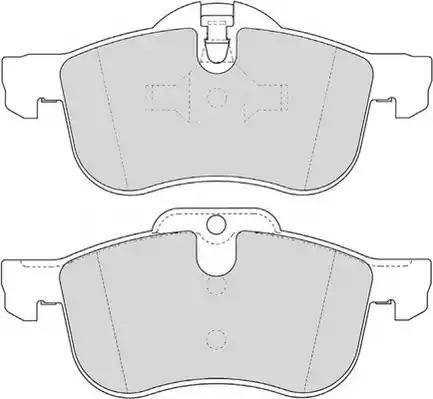 Duron DBP201355 - Комплект спирачно феродо, дискови спирачки vvparts.bg