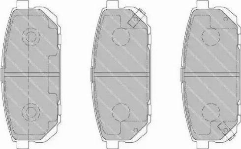 Duron DBP201736 - Комплект спирачно феродо, дискови спирачки vvparts.bg