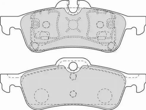 Duron DBP211676 - Комплект спирачно феродо, дискови спирачки vvparts.bg