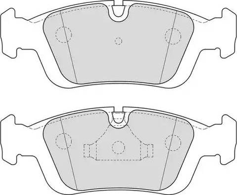 Duron DBP211300 - Комплект спирачно феродо, дискови спирачки vvparts.bg