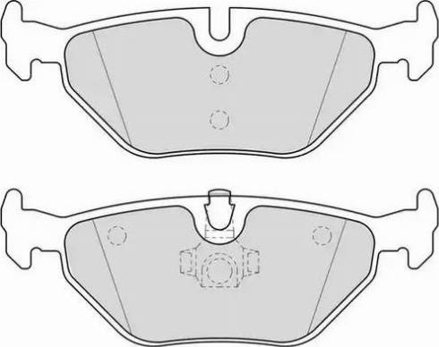 Duron DBP211301 - Комплект спирачно феродо, дискови спирачки vvparts.bg