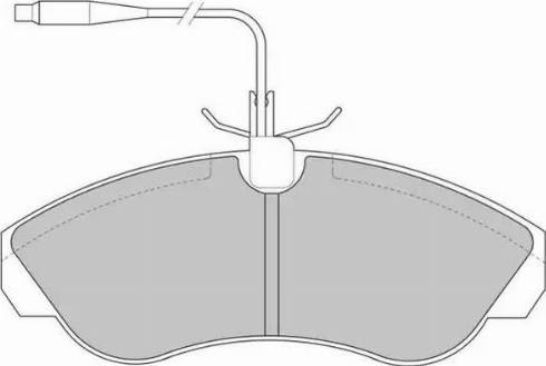 Duron DBP230968 - Комплект спирачно феродо, дискови спирачки vvparts.bg