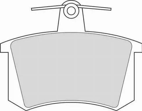 AUDI 4A0 698 451 A - Комплект спирачно феродо, дискови спирачки vvparts.bg