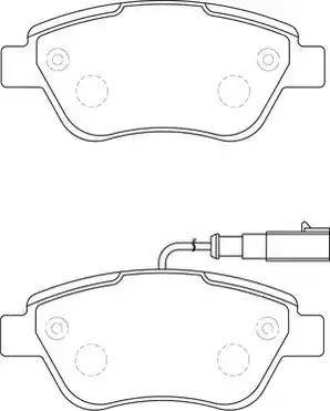 Duron DBP231946 - Комплект спирачно феродо, дискови спирачки vvparts.bg