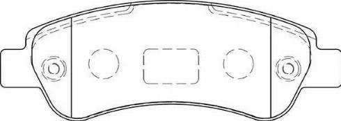 Duron DBP231927 - Комплект спирачно феродо, дискови спирачки vvparts.bg