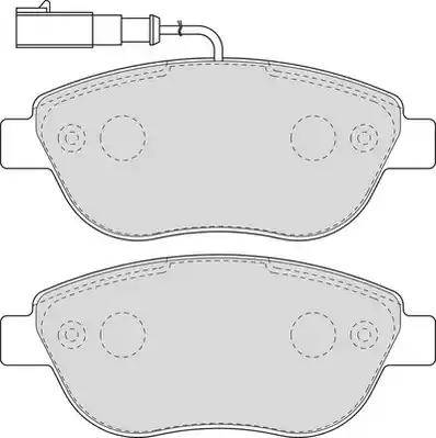 Duron DBP231467 - Комплект спирачно феродо, дискови спирачки vvparts.bg