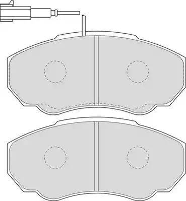 Duron DBP231478 - Комплект спирачно феродо, дискови спирачки vvparts.bg