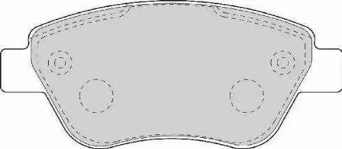 Duron DBP231666 - Комплект спирачно феродо, дискови спирачки vvparts.bg