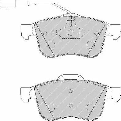 Duron DBP231805 - Комплект спирачно феродо, дискови спирачки vvparts.bg