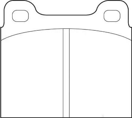 Duron DBP220002 - Комплект спирачно феродо, дискови спирачки vvparts.bg