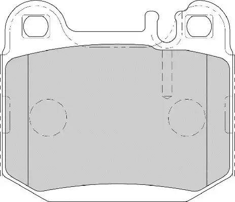 Duron DBP221512 - Комплект спирачно феродо, дискови спирачки vvparts.bg