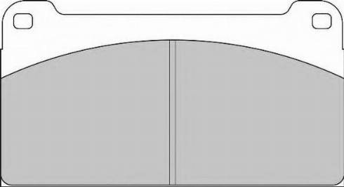 Duron DCV959 - Комплект спирачно феродо, дискови спирачки vvparts.bg