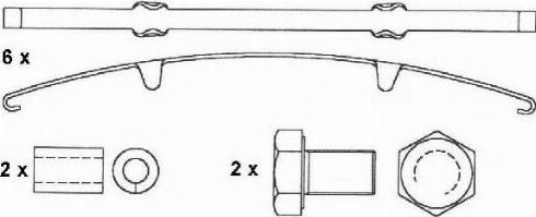 Duron DCV1578B - Комплект спирачно феродо, дискови спирачки vvparts.bg