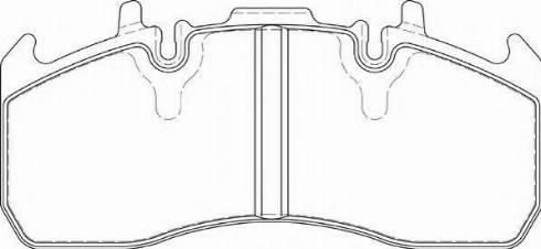 Duron DCV1856B - Комплект спирачно феродо, дискови спирачки vvparts.bg