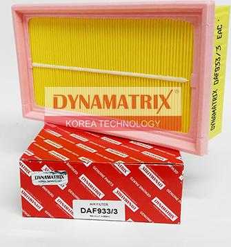Dynamatrix DAF933/3 - Въздушен филтър vvparts.bg