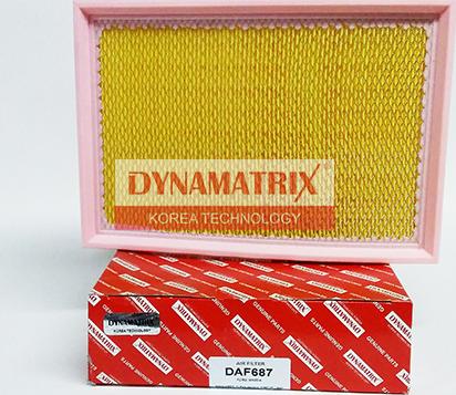 Dynamatrix DAF687 - Въздушен филтър vvparts.bg