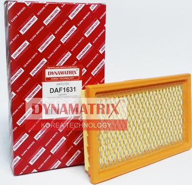 Dynamatrix DAF1631 - Въздушен филтър vvparts.bg