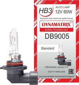 Dynamatrix DB9005 - Крушка с нагреваема жичка, главни фарове vvparts.bg