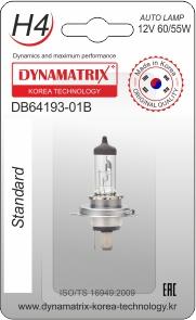 Dynamatrix DB64193-01B - Крушка с нагреваема жичка, главни фарове vvparts.bg