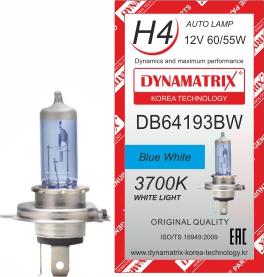 Dynamatrix DB64193BW - Крушка с нагреваема жичка, главни фарове vvparts.bg