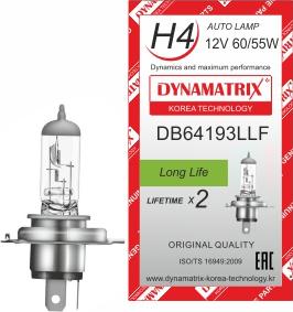 Dynamatrix DB64193LLF - Крушка с нагреваема жичка, главни фарове vvparts.bg