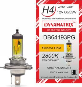 Dynamatrix DB64193PG - Крушка с нагреваема жичка, главни фарове vvparts.bg