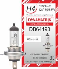 Dynamatrix DB64193 - Крушка с нагреваема жичка, главни фарове vvparts.bg