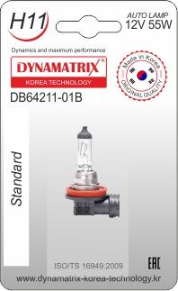 Dynamatrix DB64211-01B - Крушка с нагреваема жичка, главни фарове vvparts.bg