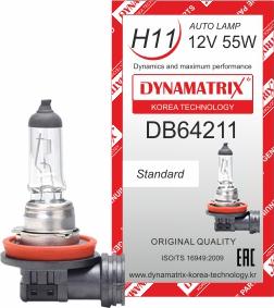 Dynamatrix DB64211 - Крушка с нагреваема жичка, главни фарове vvparts.bg