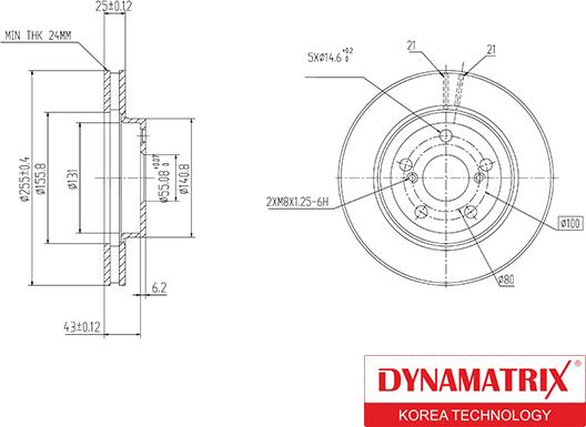 Dynamatrix DBD620 - Спирачен диск vvparts.bg