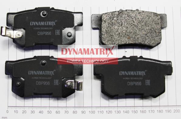 Dynamatrix DBP956 - Комплект спирачно феродо, дискови спирачки vvparts.bg