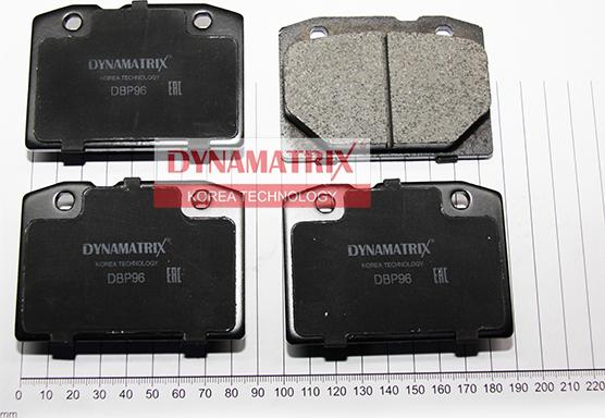 Dynamatrix DBP96 - Комплект спирачно феродо, дискови спирачки vvparts.bg