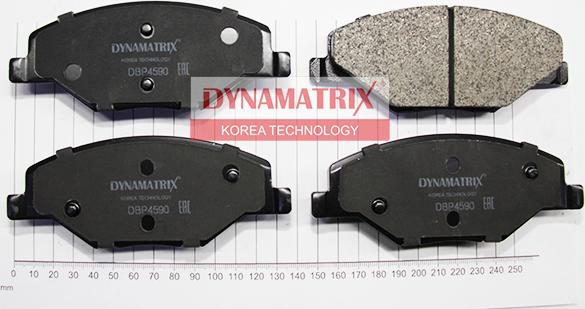 Dynamatrix DBP4590 - Комплект спирачно феродо, дискови спирачки vvparts.bg