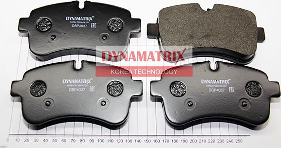 Dynamatrix DBP4047 - Комплект спирачно феродо, дискови спирачки vvparts.bg