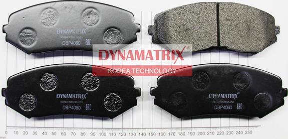 Dynamatrix DBP4060 - Комплект спирачно феродо, дискови спирачки vvparts.bg