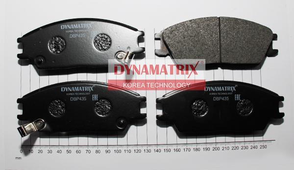 Dynamatrix DBP435 - Комплект спирачно феродо, дискови спирачки vvparts.bg