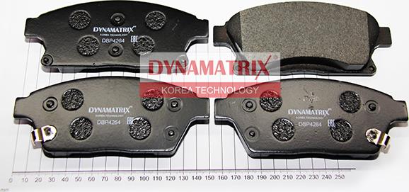 Dynamatrix DBP4264 - Комплект спирачно феродо, дискови спирачки vvparts.bg
