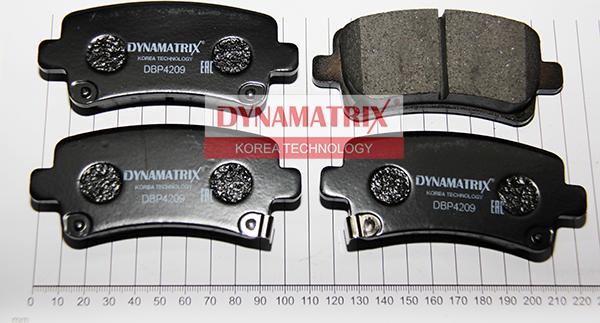 Dynamatrix DBP4209 - Комплект спирачно феродо, дискови спирачки vvparts.bg