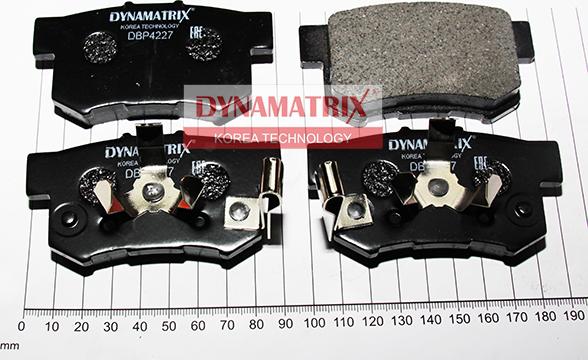 Dynamatrix DBP4227 - Комплект спирачно феродо, дискови спирачки vvparts.bg