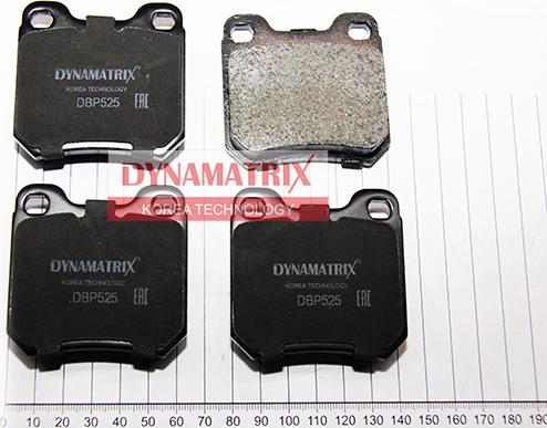 Dynamatrix DBP525 - Комплект спирачно феродо, дискови спирачки vvparts.bg