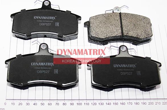 Dynamatrix DBP527 - Комплект спирачно феродо, дискови спирачки vvparts.bg