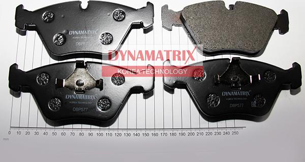 Dynamatrix DBP577 - Комплект спирачно феродо, дискови спирачки vvparts.bg